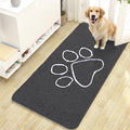 OLANLY Door Mat for Muddy Dog Paws 47x24, Ultra Absorbent Chenille Mud Doormat by OLANLY