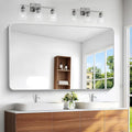 BONEWEI Silver Bathroom Mirror, 60x36 inch Wall Mirror by BONEWEI