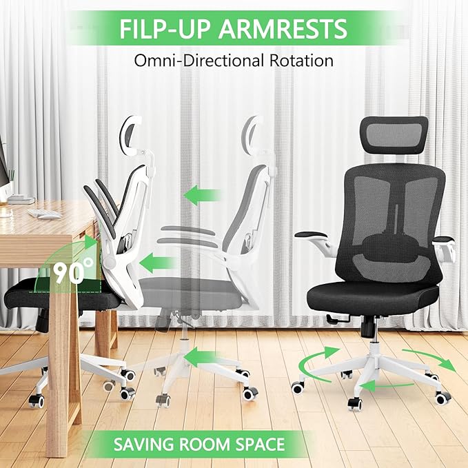 Mesh Desk Office Chairs, Compute Executive Chair - Image 7