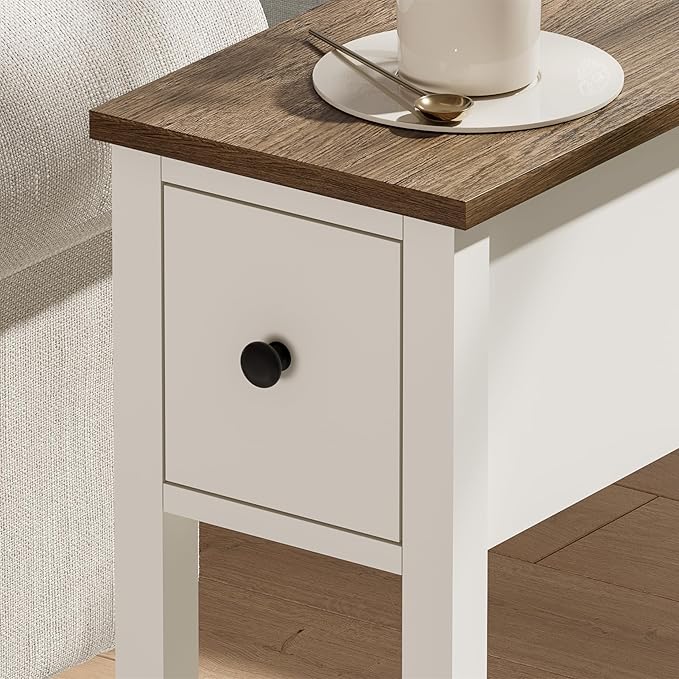 ChooChoo Narrow End Table, Small Side Table - Image 6