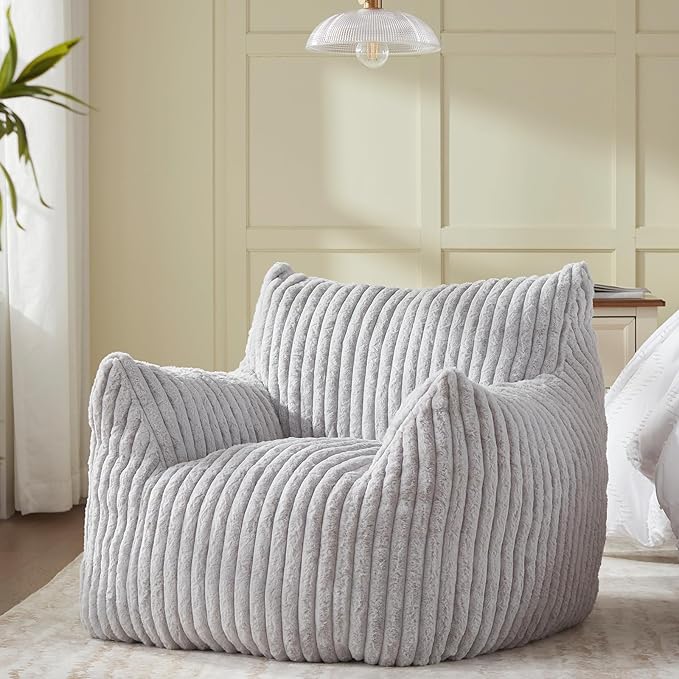 Giant Bean Bag Chairs for Adults Teens, Large Bean Bag Sofa Chairs by Unknown