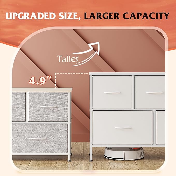 WLIVE White Dresser for Bedroom - Image 5