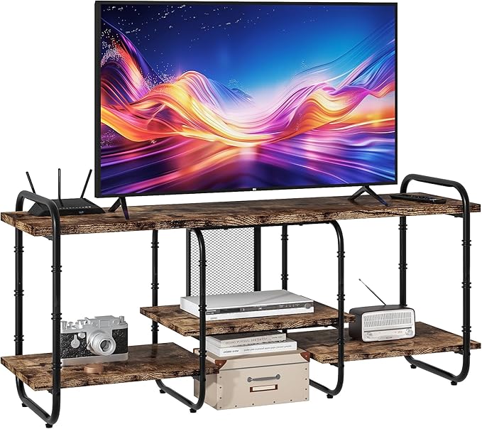 VECELO TV Stands up to 55 Inch, Entertainment Center/Media Console Table - Image 11