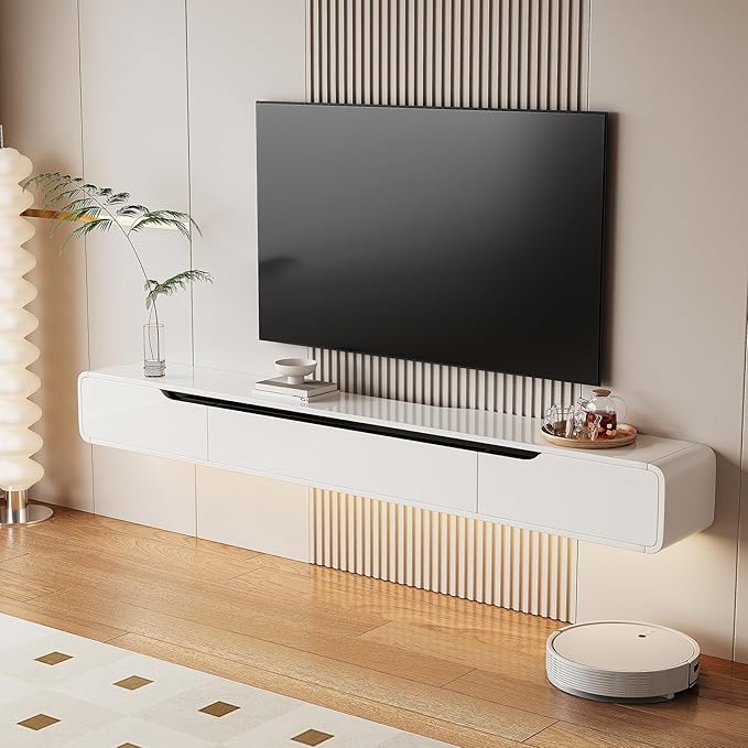 High Gloss Floating TV Stand - Image 3