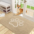 OLANLY Door Mat for Muddy Dog Paws 48x30, Ultra Absorbent Chenille Mud Doormat by OLANLY