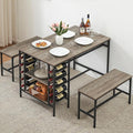 IDEALHOUSE Dining Table Set for 4, Kitchen Table Set for 4 by IDEALHOUSE