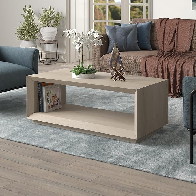 Henn&Hart 48" Rectangular Coffee Table - Image 2