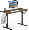 SHW 48-Inch Electric Height Adjustable Sit to Stand Desk by SHW