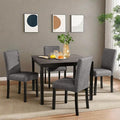 Dining Table Set for 4, 5-Piece Kitchen Table & Chairs Set by ChicFurnit