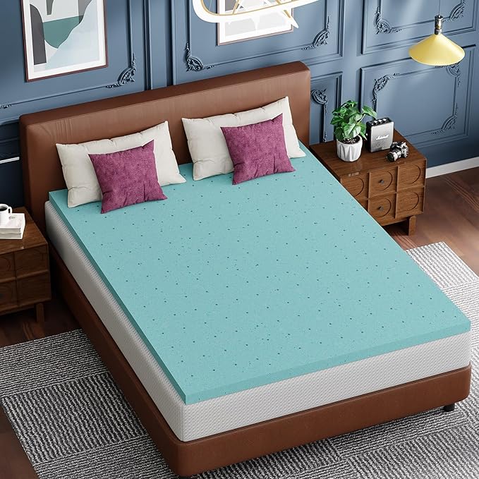 FDW | 8" Queen Mattress + 2" Cooling Mattress Topper | Gel Memory Foam | Medium - Image 3