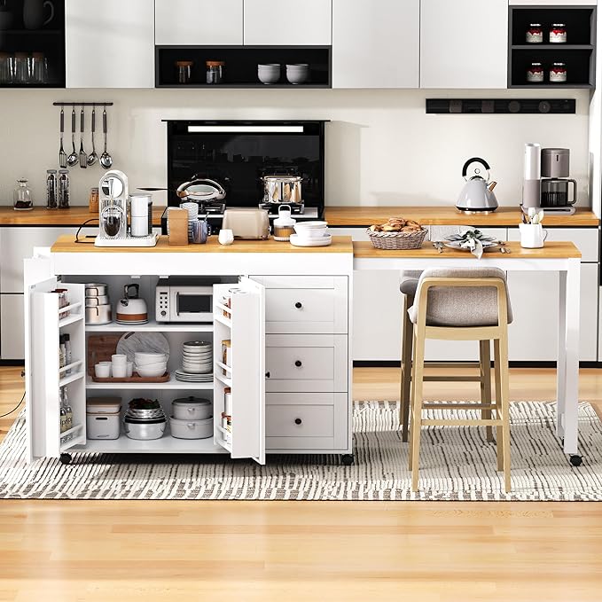 Ball & Cast 74.8" Kitchen Island - Image 3
