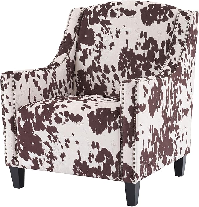Ball & Cast Upholstered Arm Chair, Classic American Style Flower Design Fabric - Image 7
