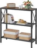 Hoctieon Industrial Console Table, 3-Tier Entryway Tables, Metal Frame by Hoctieon