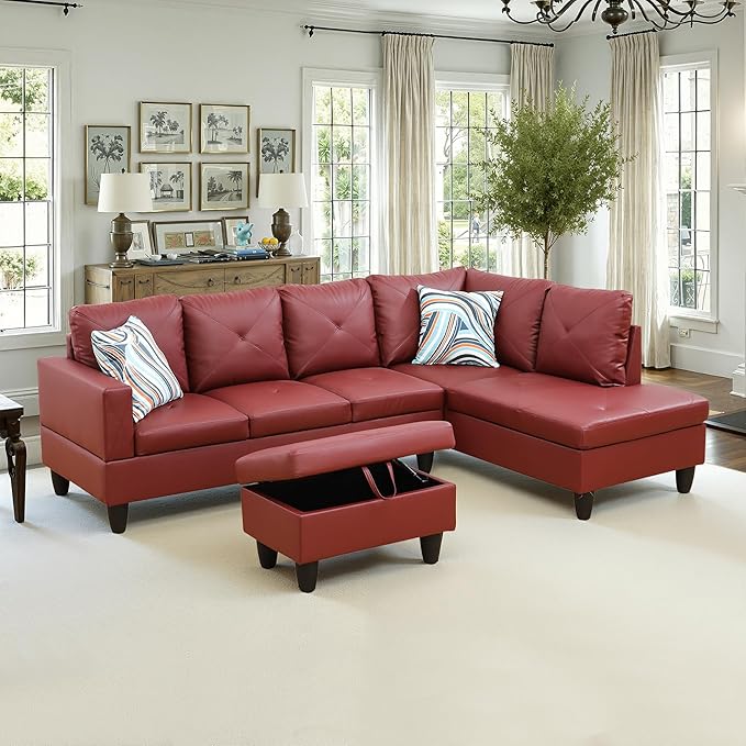 NicBex Sectional Couch 3 Pieces Sofa Set - Image 2