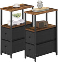 TUTOTAK Small Narrow End Table, Side Table, Nightstand by WelcometotheTUTOTAKHome