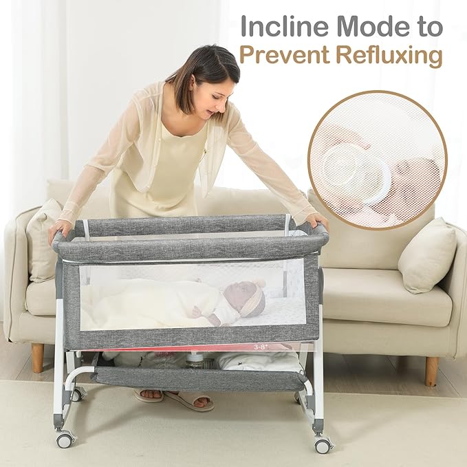 Baby Bassinet, Bedside Bassinet - Image 6