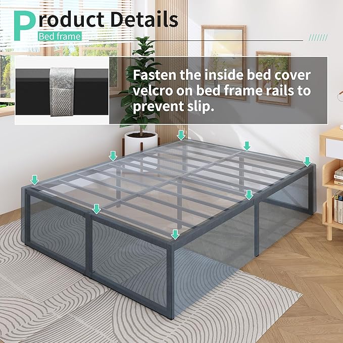 18 Inch Full Size Bed Frame - Image 6