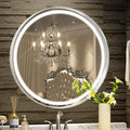 Hasipu 24 Round LED Mirror for Bathroom by Whatssuitableisthebest