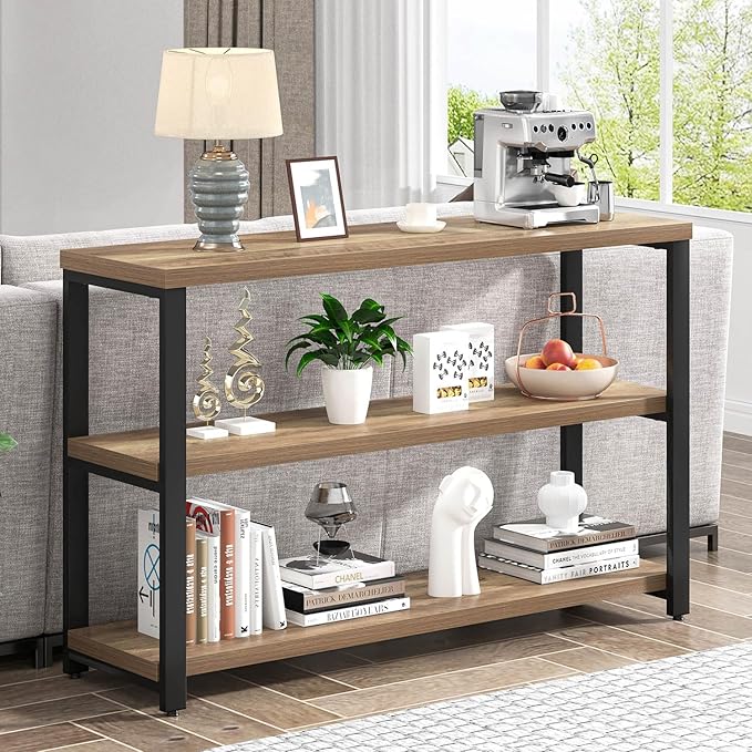 EXCEFUR Modern Sofa Table Behind Couch, Console Table - Image 3