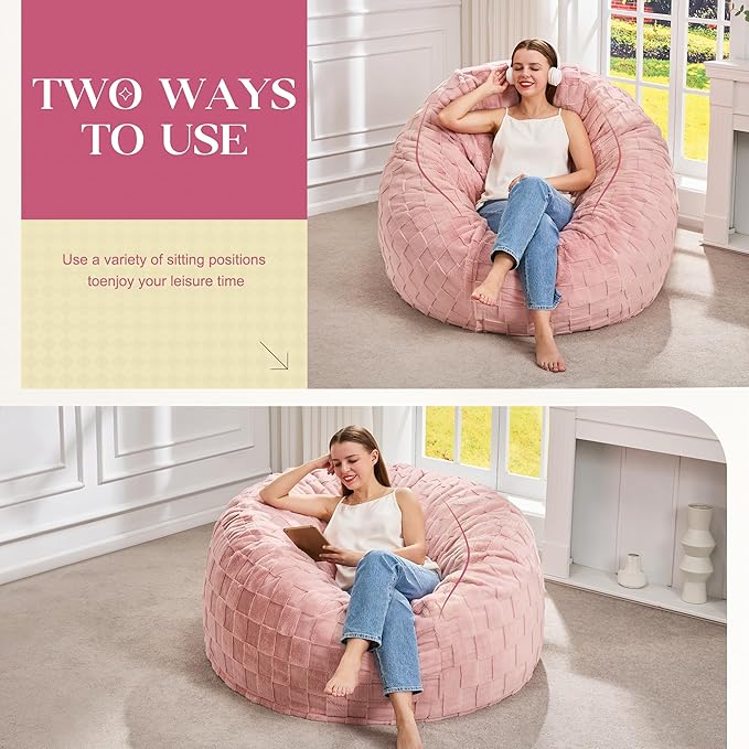Hobestluk Bean Bag Chairs Beanbag Chair - Image 3