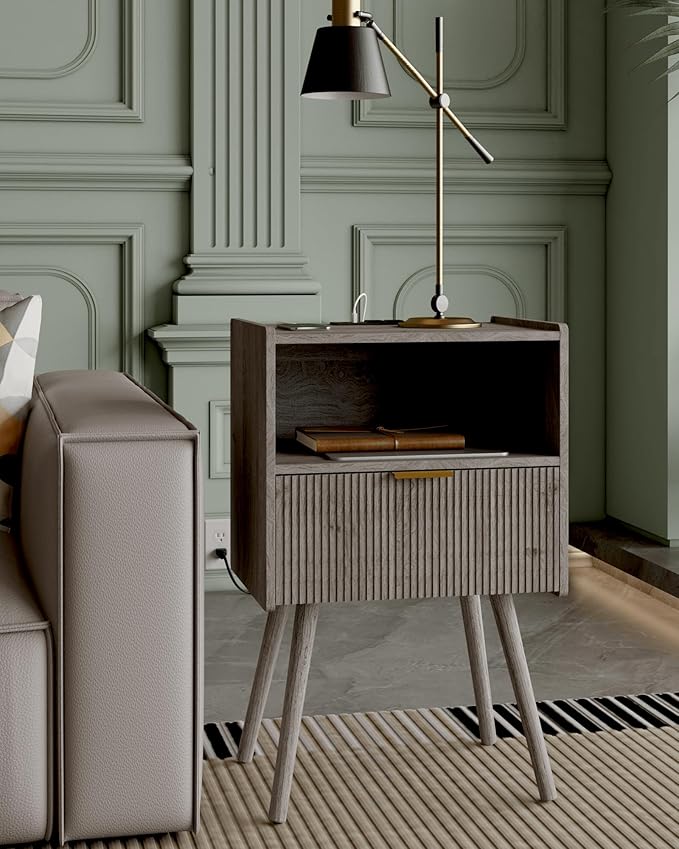 Nightstand, Modern Bedside Table - Image 5