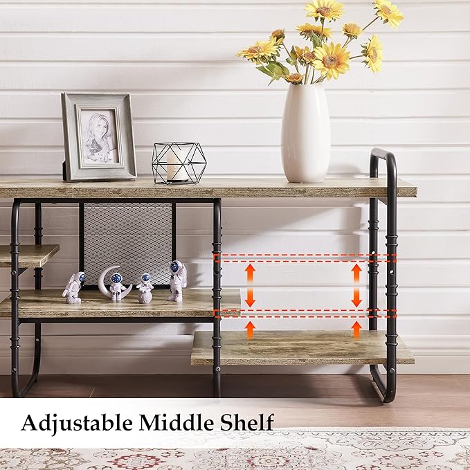 VECELO TV Stands for 65 Inch, Entertainment Center/Media Console Table - Image 5