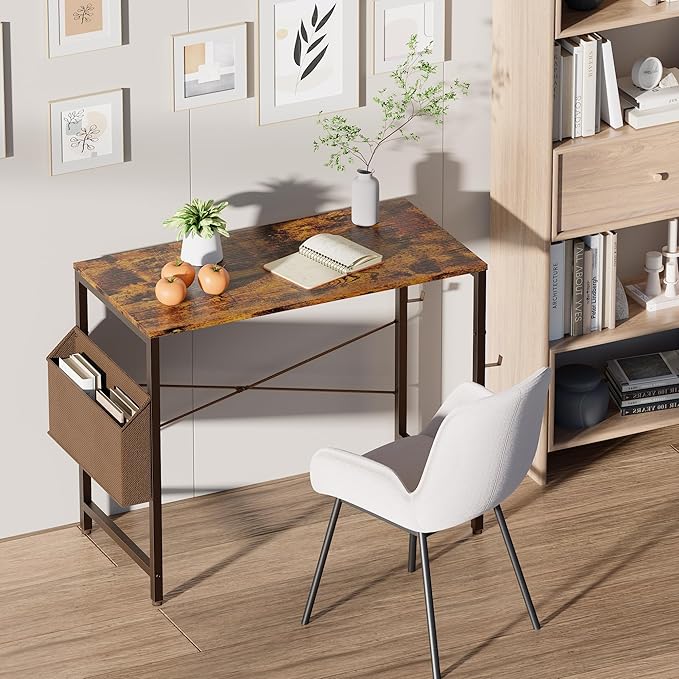 Pamray 32 Inch Computer Desk for Small Spaces - Image 2