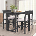 Merax Farmhouse Counter Height 5-Piece Dining Set by Merax