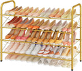 Hoctieon 4 Tier Mesh Style Shoe Rack, Entryway Shoe Shelf, Shoe Storage by Hoctieon