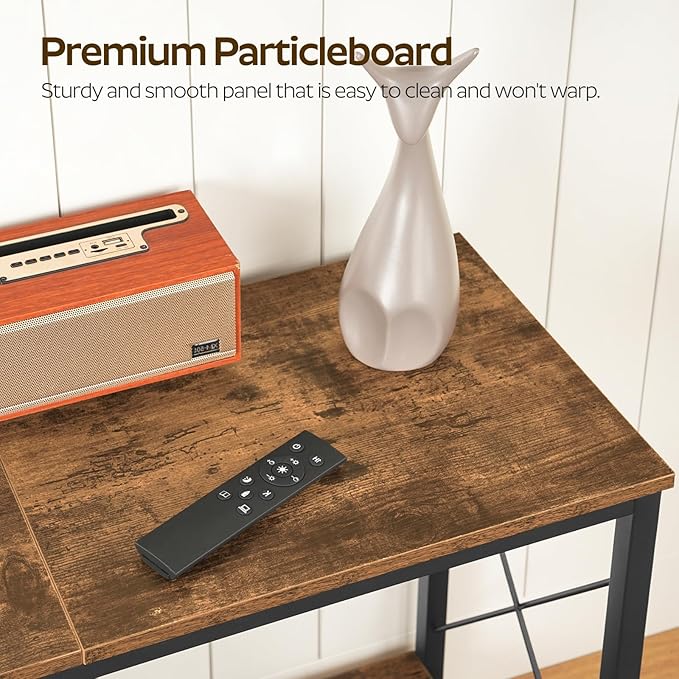 TV Stand with Power Outlet Up to 60 Inch, Entertainment Center with 2 Fabric - Image 8