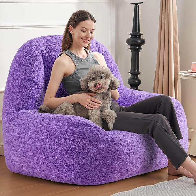 Homguava Bean Bag Chairs for Adults, Giant Beanbag Couch Adult Bean Bag Chair - Image 7