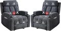 Phoenix Home Manual Recliner Chair Set of 2 by Unknown