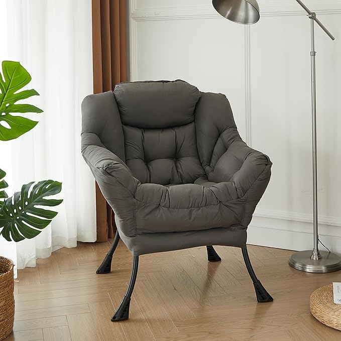 HollyHOME Large Fabric Lazy Chair - Image 10
