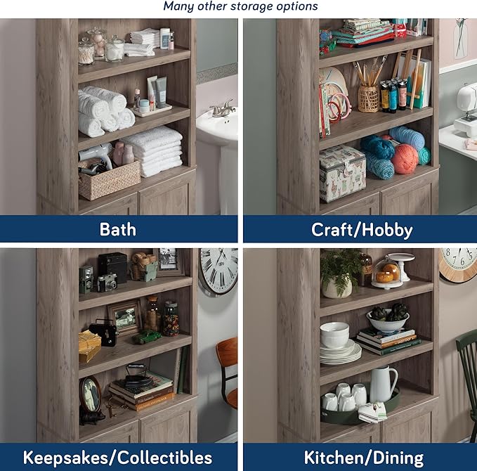 Sauder Miscellaneous Storage 5-Shelf Bookcase - Image 7