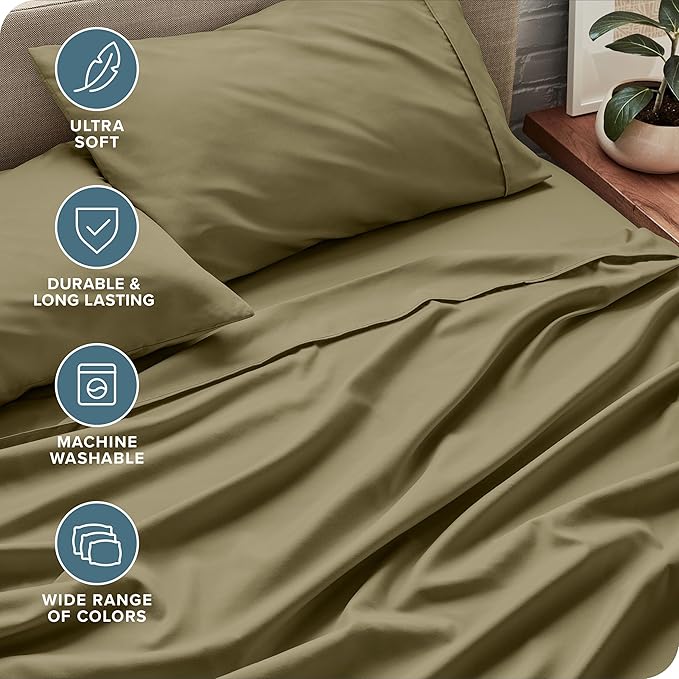 Bare Home California King Sheet Set - Image 4