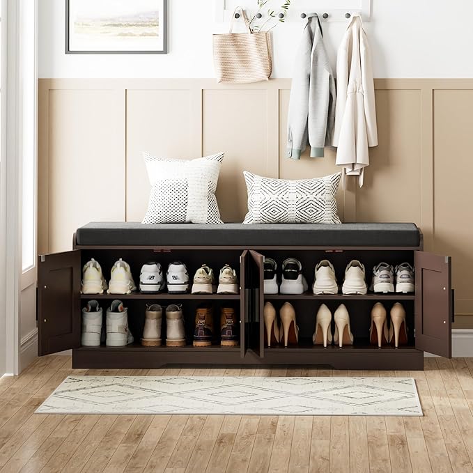 2-Tier Storage Bench, Shoe Bench - Image 4