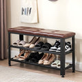 Apicizon 35.5" Shoe Rack Bench, 3-Tier Entryway Bench, by APICIZON