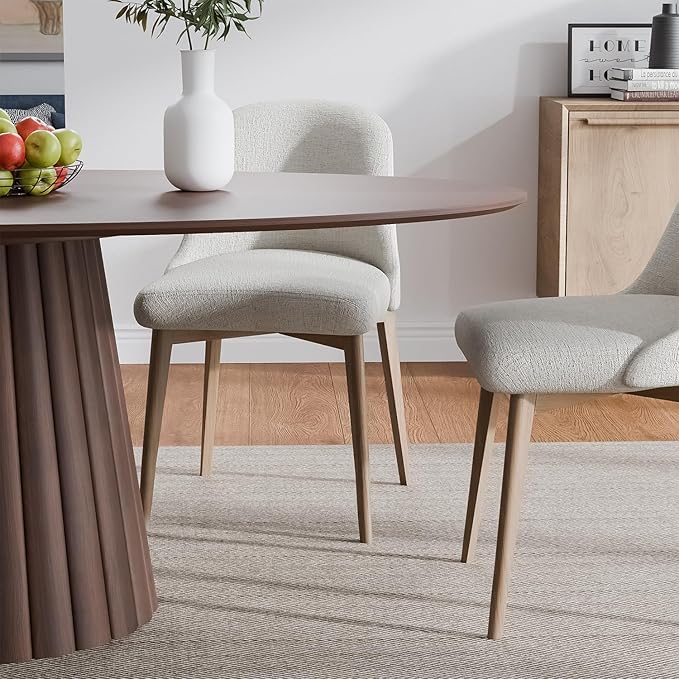 Casaphoria 67" Oval Dining Table, Modern Wood Kitchen Table - Image 4