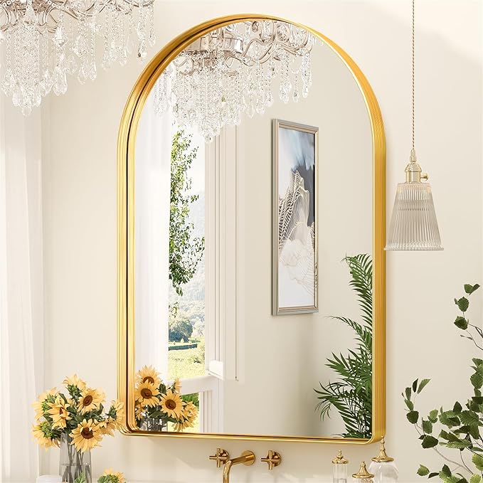 Suidia 22" x 30" Bathroom Mirror, Bathroom Vanity Mirror Metal Framed, - Image 2