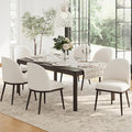 COLAMY Upholstered Dining Chairs Set of 6, Large Dining Room Kitchen Chairs by COLAMYINC