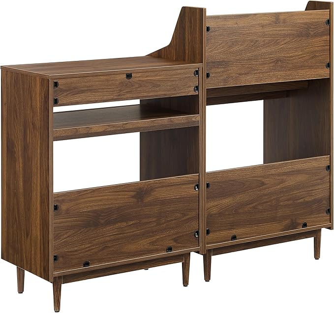 Crosley Furniture Liam 2-Piece Turntable Record Player Stand and Vinyl Storage - Image 5