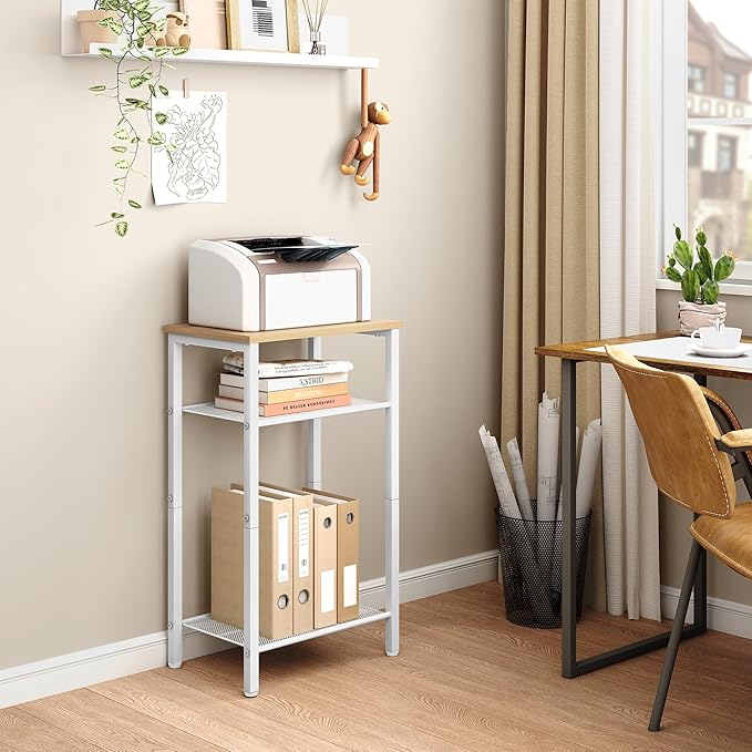 Hoctieon 3 Tier End Table, Telephone Table, Narrow Side Table - Image 9