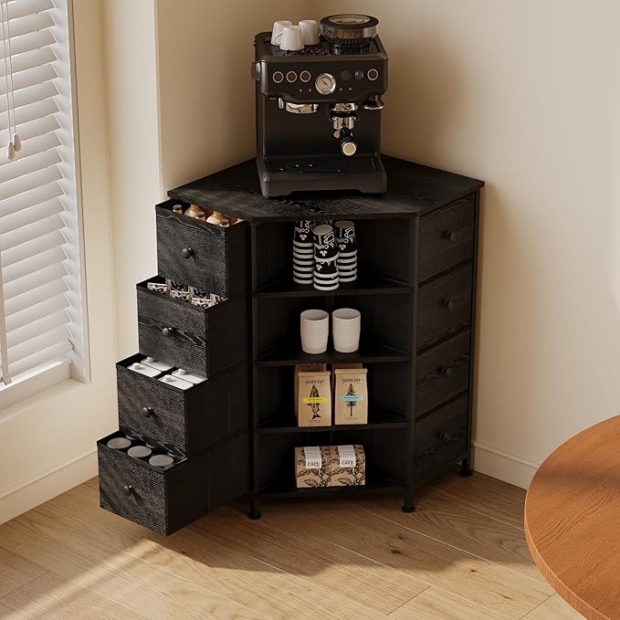 LUMTOK 8 Drawers Corner Dresser - Image 4
