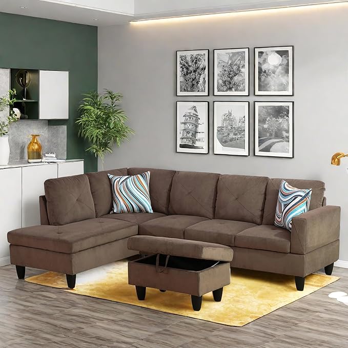 Modular Sectional Couch, L Shaped Couch by ChicFurnit