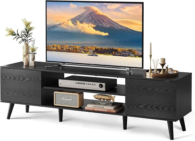 WLIVE TV Stand for 65 70 inch TV, Entertainment Center by WLIVE