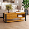 Bme Trapeze Coffee Table for Living Room – Modern Wooden Center Table by Bme