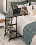 Height Adjustable End Table by Besiost