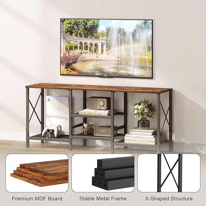 TV Stand for 55 Inch TV, Entertainment Center - Image 5