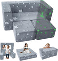 MeMoreCool Modular Kids Play Couch Sofa – Glow in The Dark Star Design by MeMoreCool