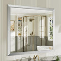 40x36 Inch Silver Bathroom Mirror by Briivuemodernmirrors